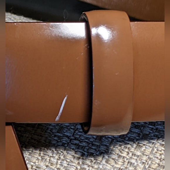 GUCCI VINTAGE LEATHER BELT - Picture 6 of 6